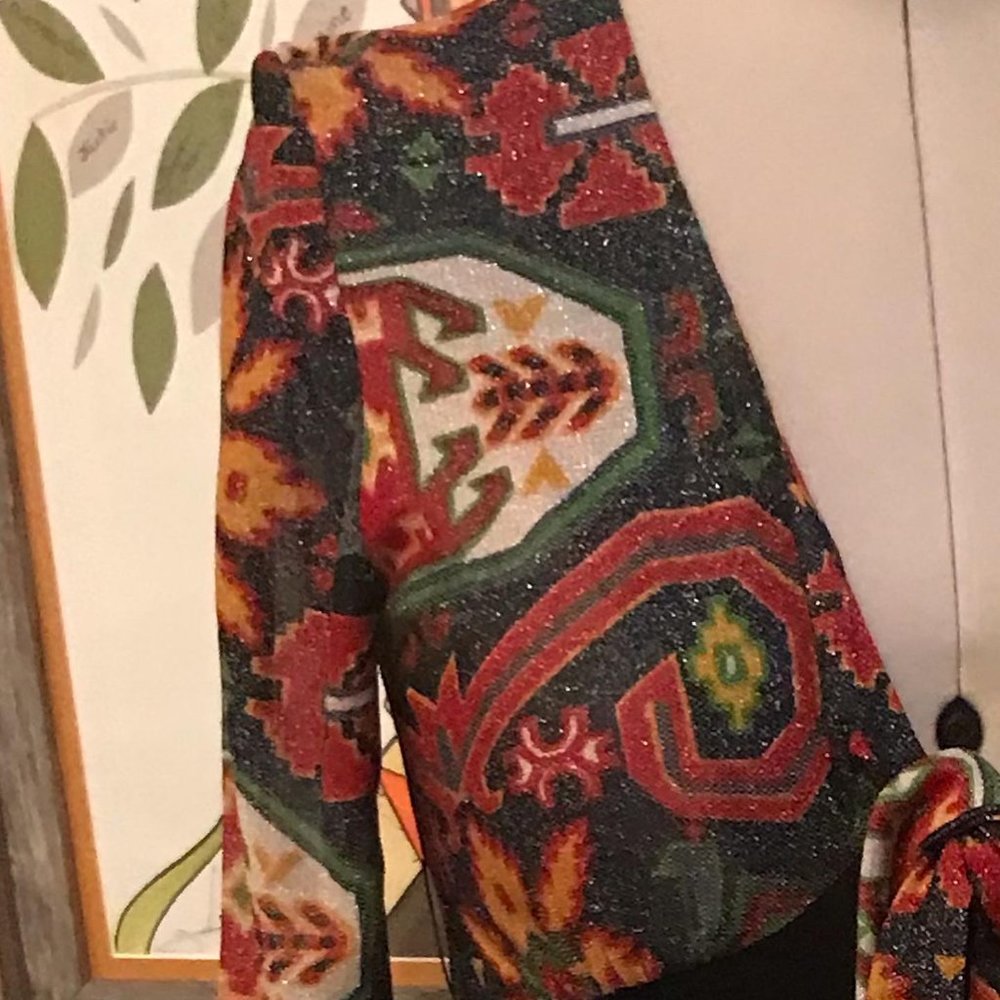 70'S viNTAGE 70'S POLYESTER DRESS. SZ SMALL (B05) - Picture 4 of 6